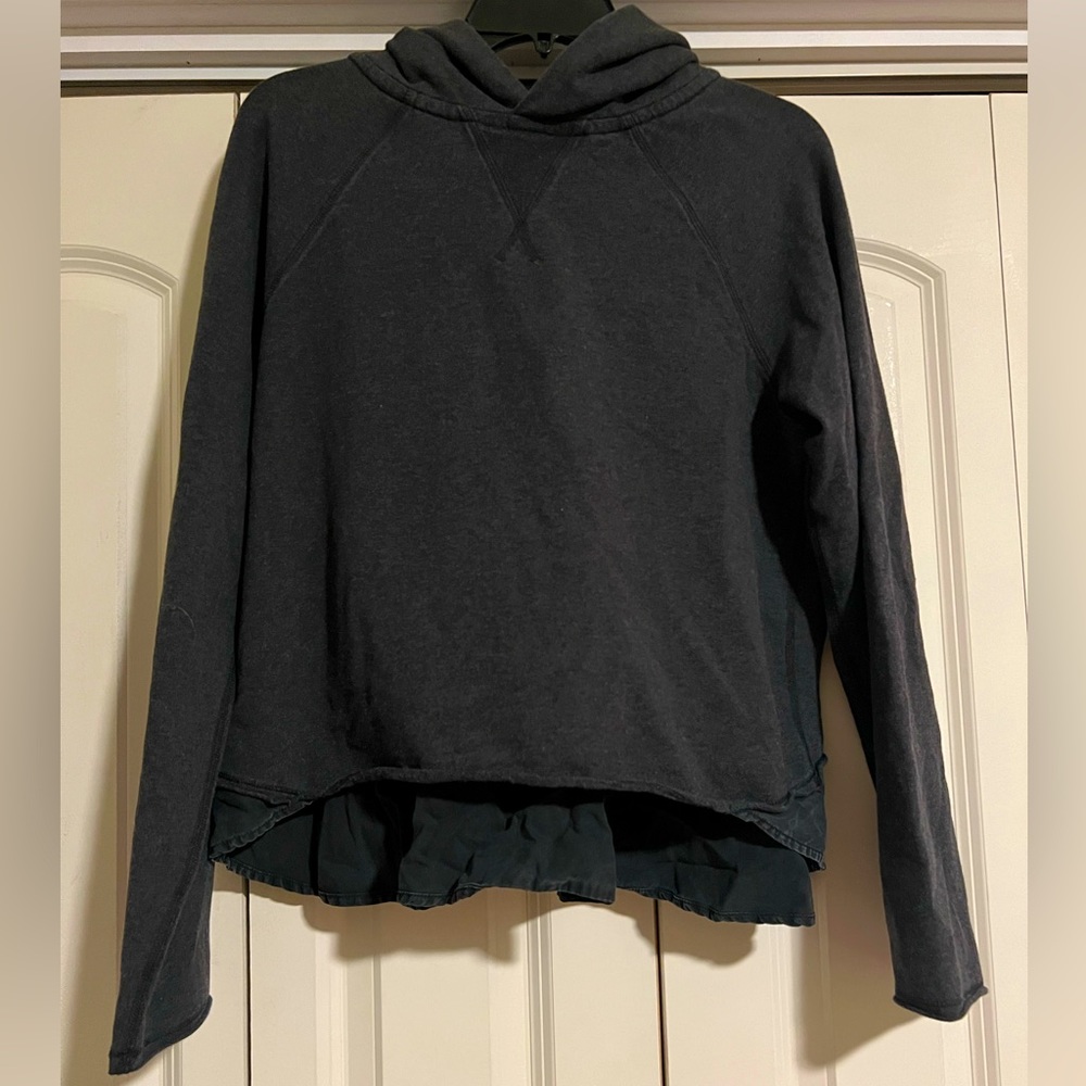 Lululemon Pull Me Over Grey Sweatshirt Hoodie